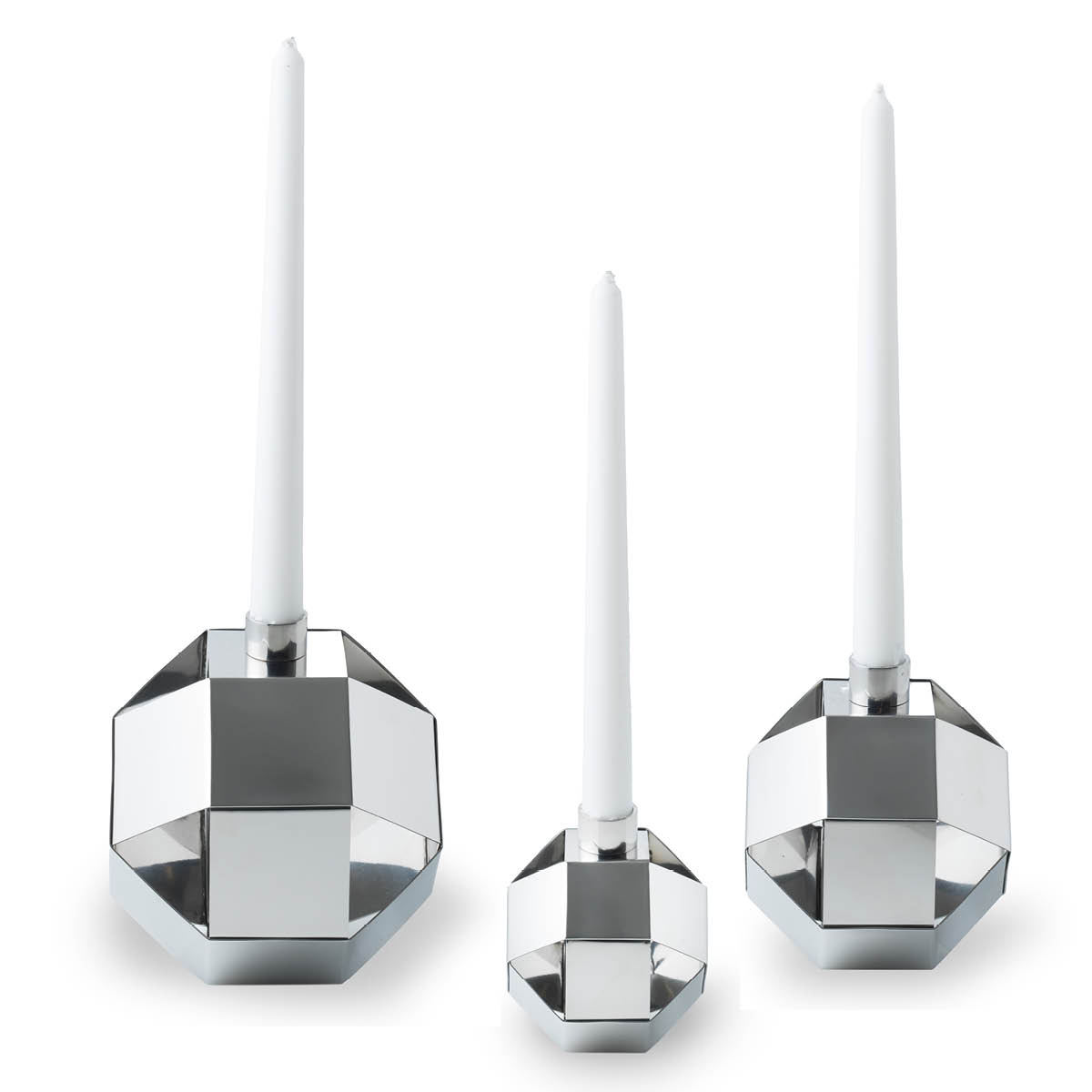 Klong Merkurius ljusstake liten 10 cm stål