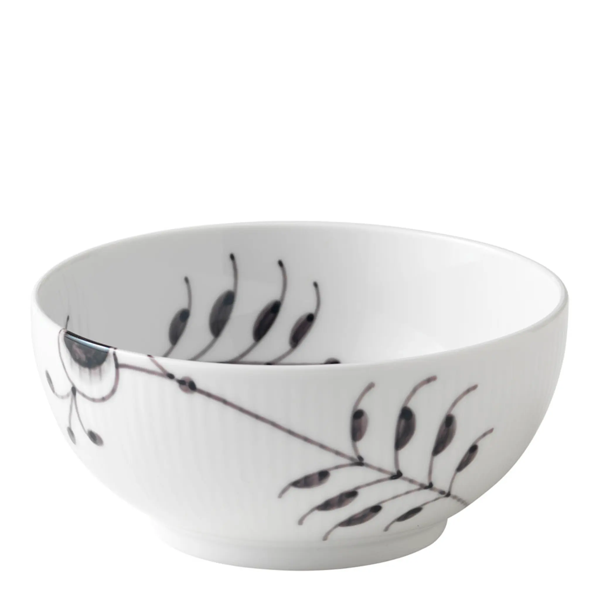 Royal Copenhagen Black Fluted Mega Skål 73 cl