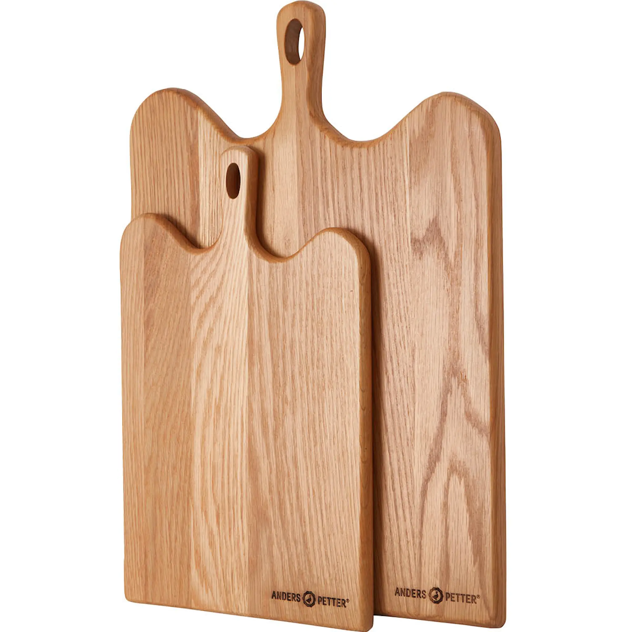 Anders Petter Signerat skjærebrett 36x23 cm eik hover