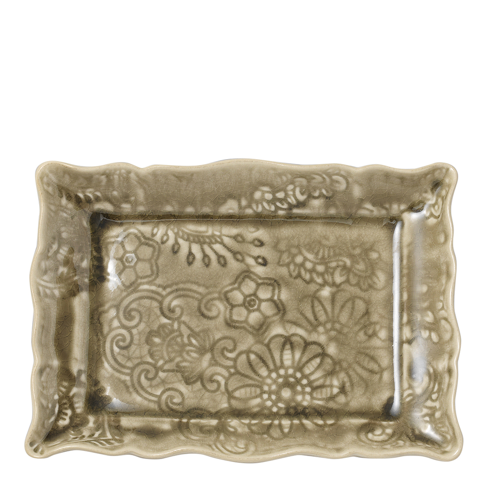 Sthål Arabesque Lautanen 19x13 cm Sand