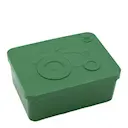 Matlåda i plast ett fack 11x14 cm Traktor mörkgrön/mörkgrön