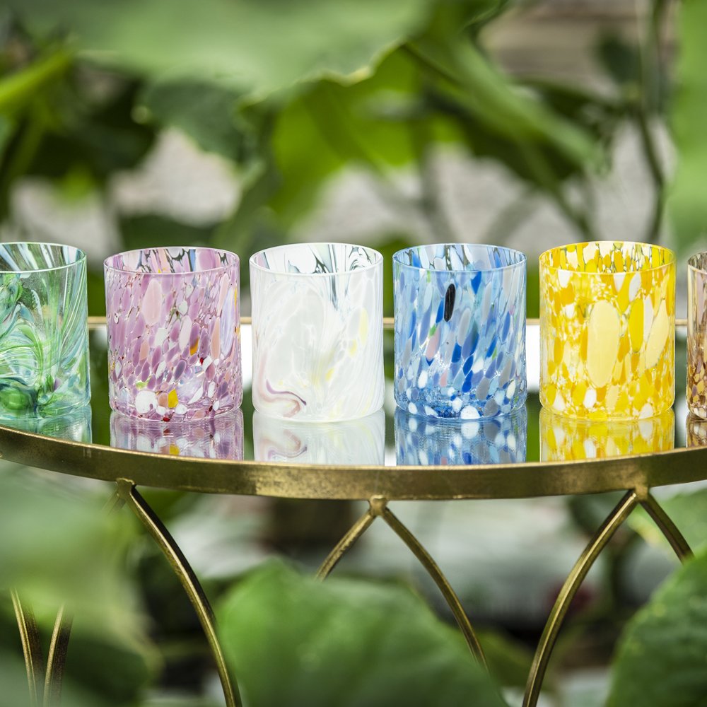 Magnor Swirl Kynttilälyhty 9 cm Valkoinen