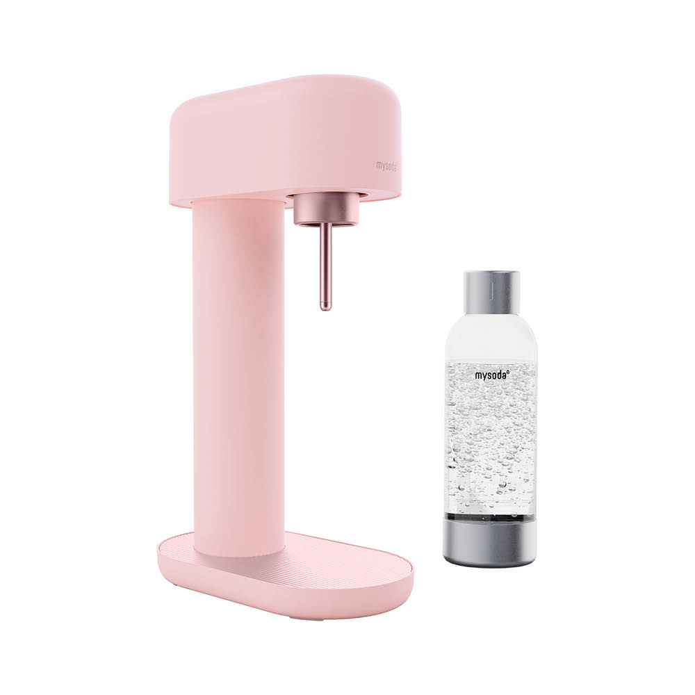 MySoda Ruby 2 kolsyremaskin utan cylinder rosa