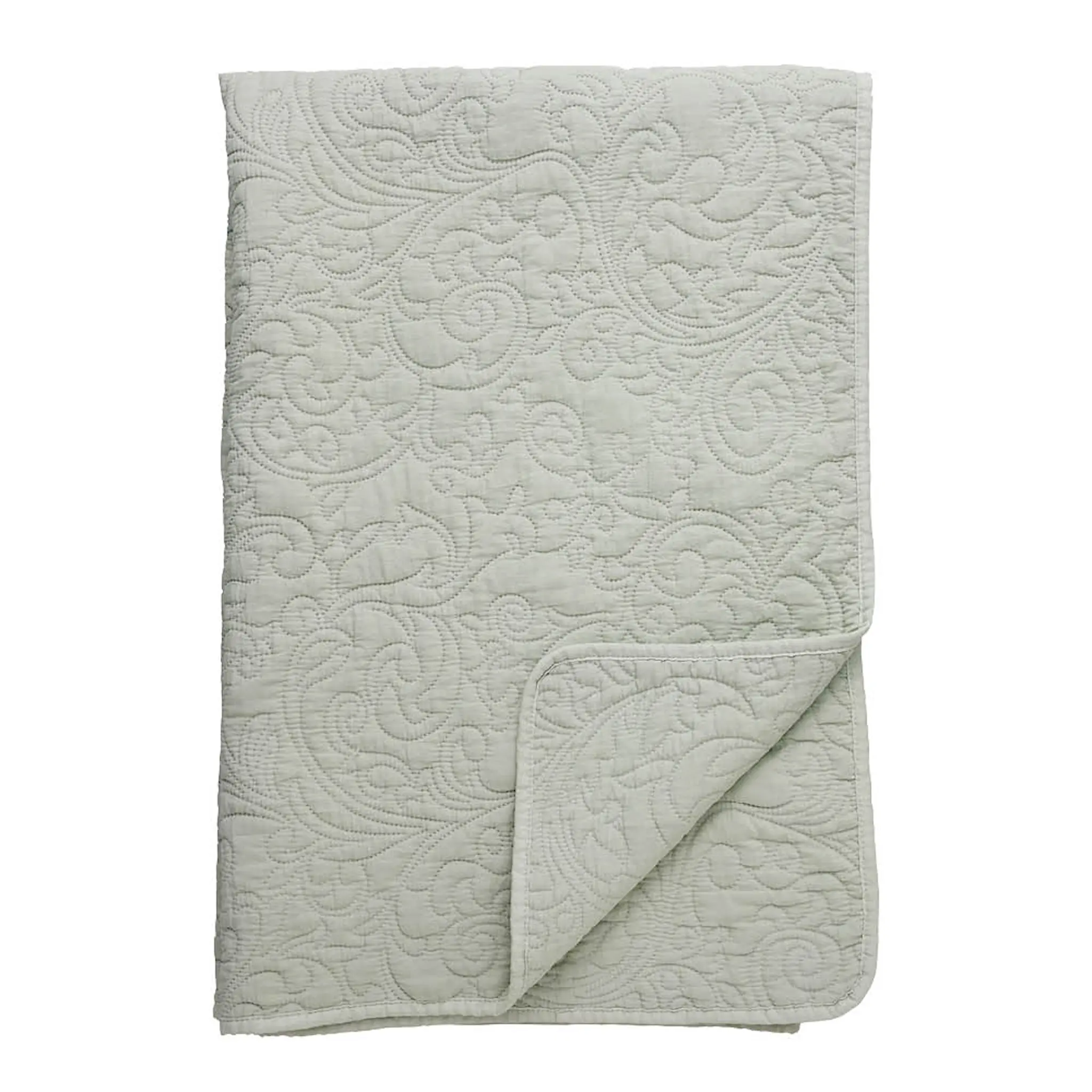 Lene Bjerre Isabelle pledd 170x130 cm salviegrønn