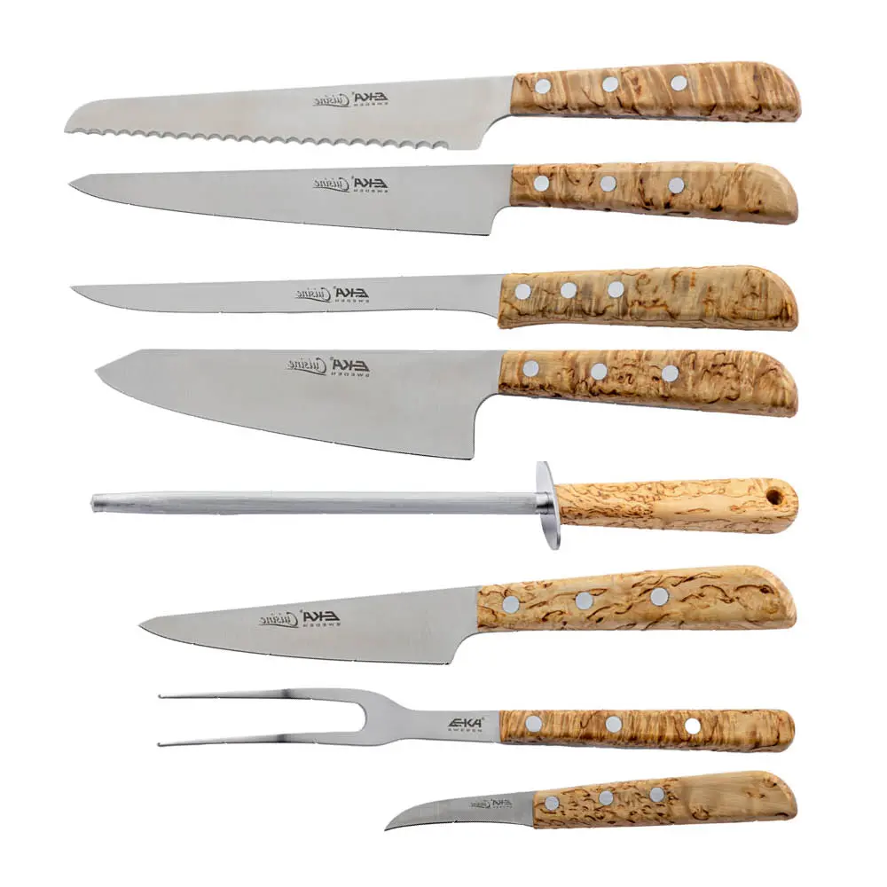 Cuisine knivsett 8 deler tre