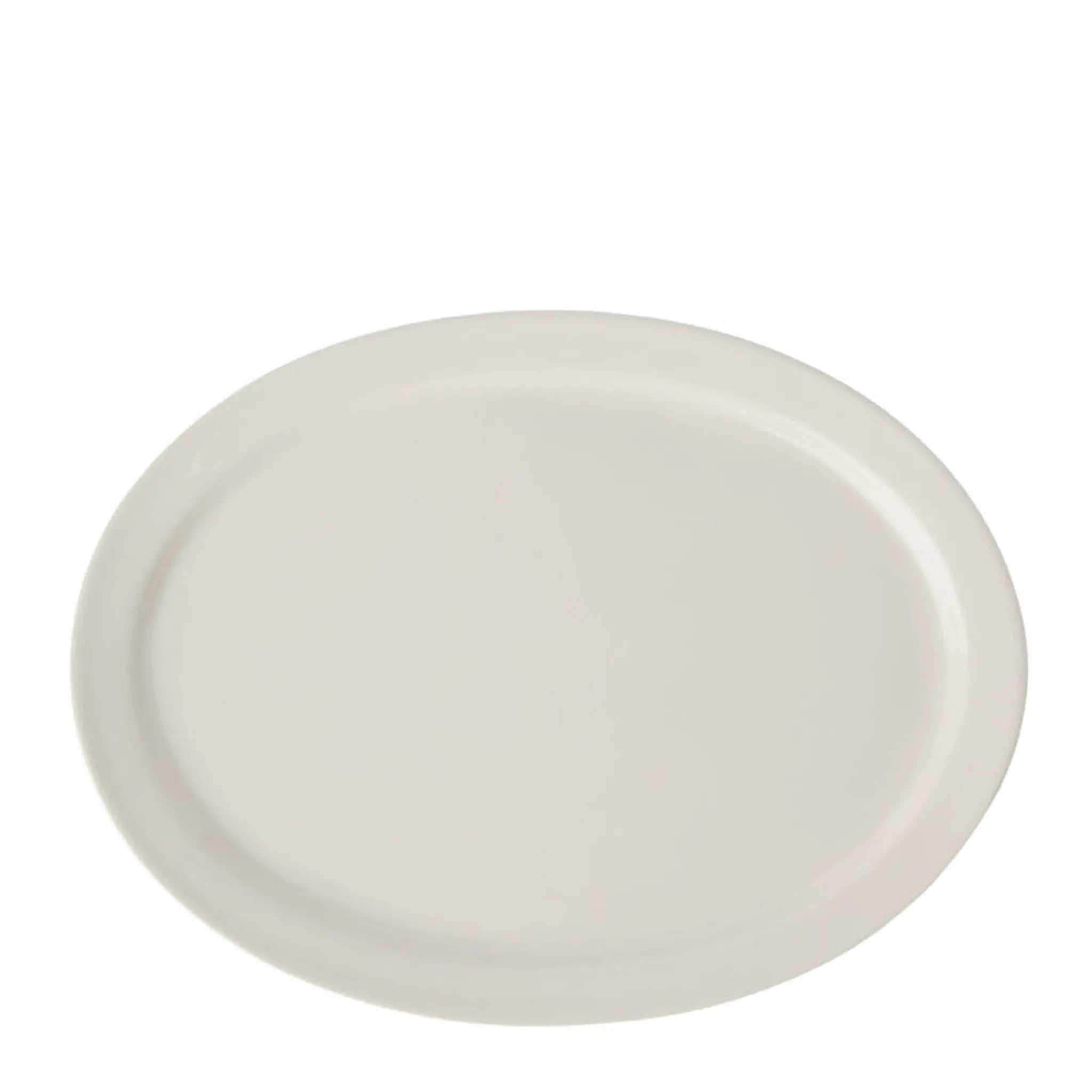 Gustafsberg Bas ovalt serveringsfat 34,5x26 cm hvit