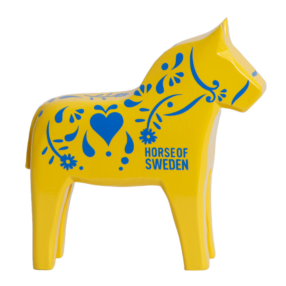 Horse of Sweden Horse of Sweden häst 16 cm gul