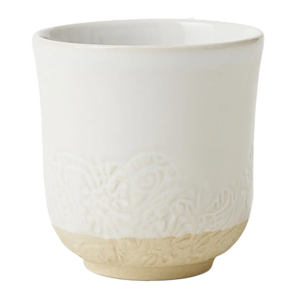 Arabesque espressokopp 15 cl hvit