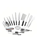 Century kniv & redskapsset 20 delar svart