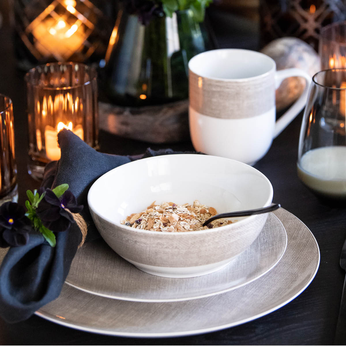 Magnor Linen middagstallerken 27 cm