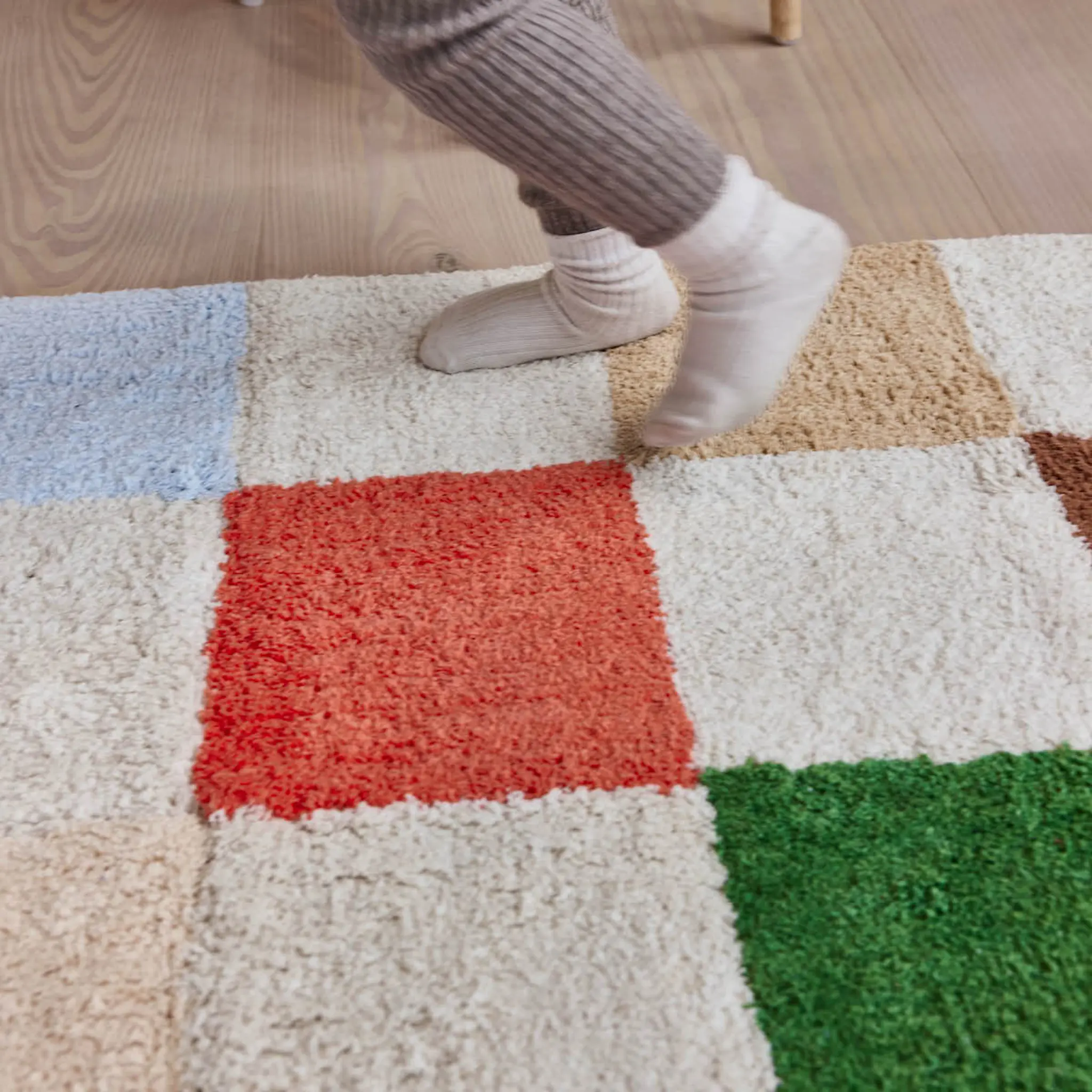 OYOY Chess matta 168x84 cm Multi