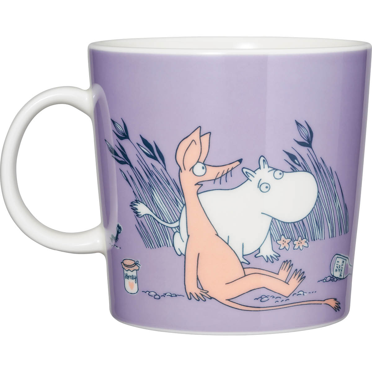 Moomin Arabia Muminmugg bokstav N 40 cl lila