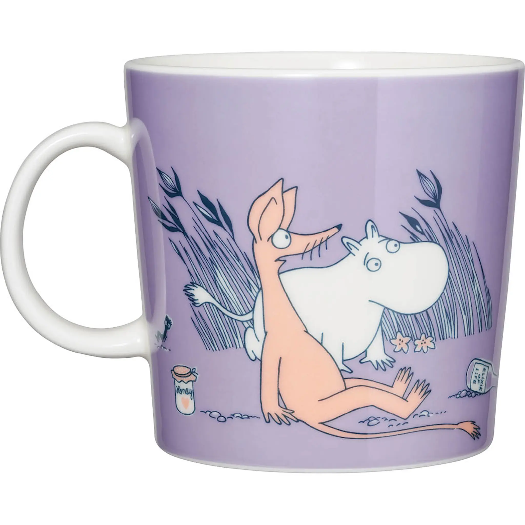 Moomin Arabia Muminmugg bokstav N 40 cl lila