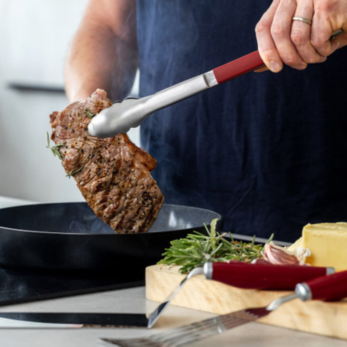 KitchenAid Core innendørs grillsett 3 deler empire red