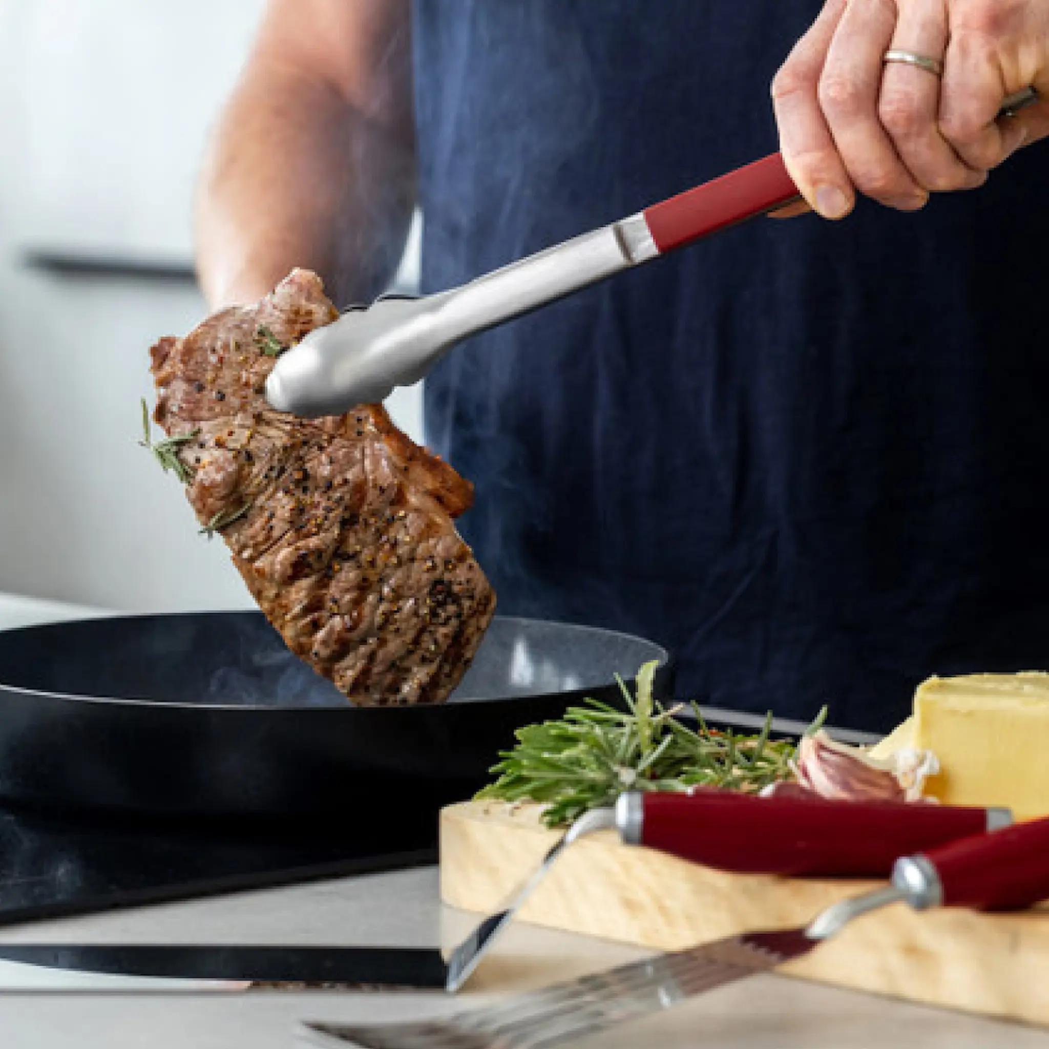 KitchenAid Core grillredskap inomhus 3 delar empire red