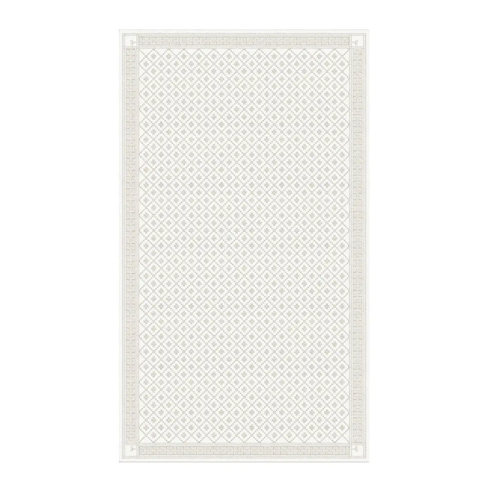 Åttebladrose Pöytäliina 150x260 cm Beige