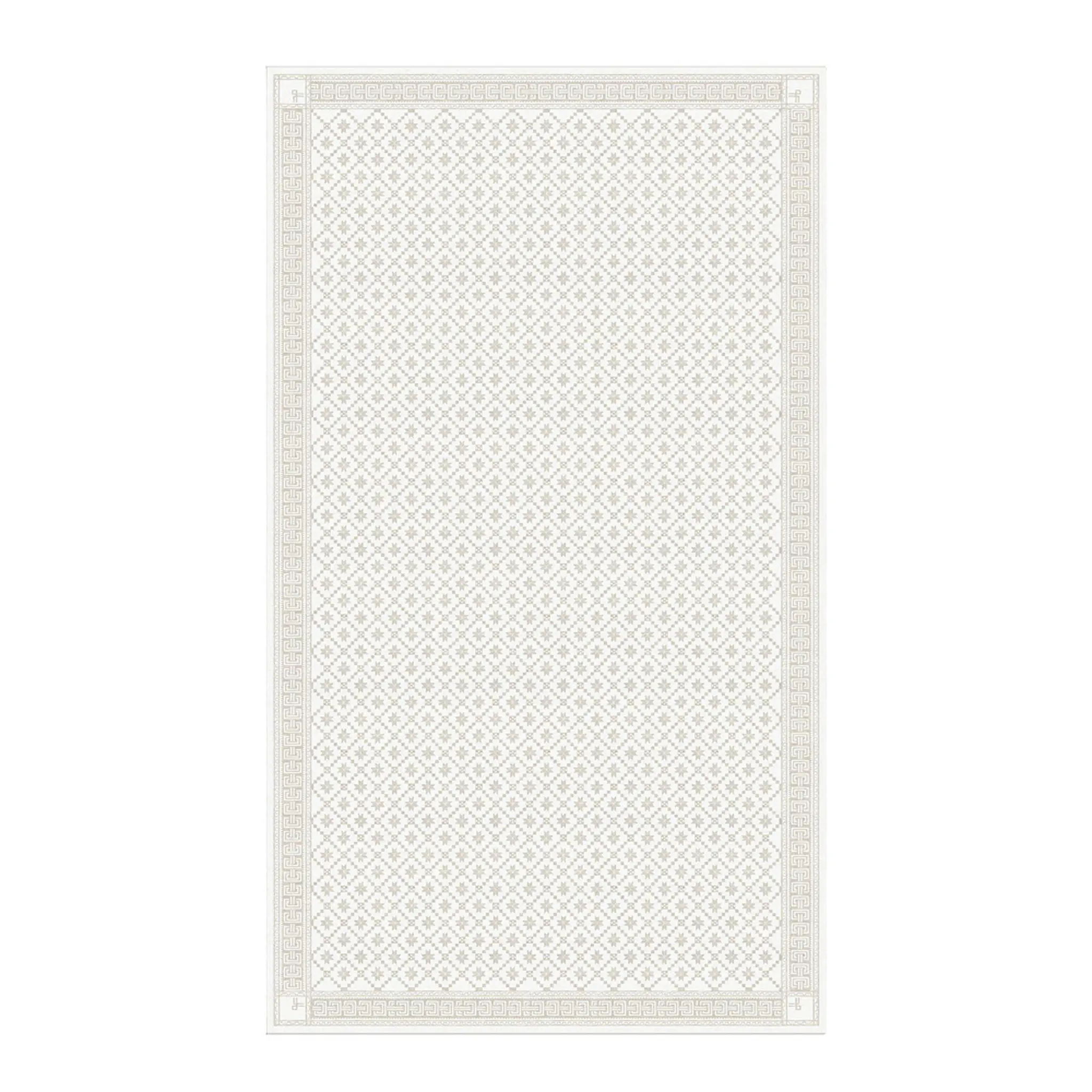 Ekelund Åttebladrose bordsduk 150X260 cm beige