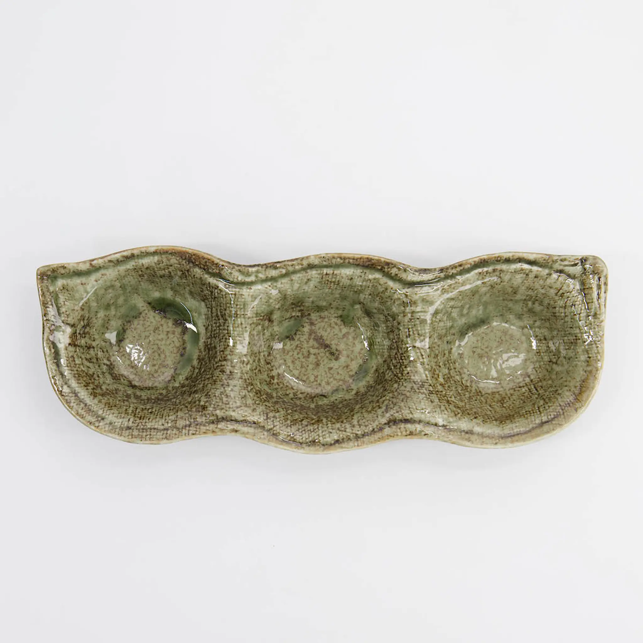 Tokyo Design Studio Mino Craft såsfat 27 cm 3-pack yamasan grön