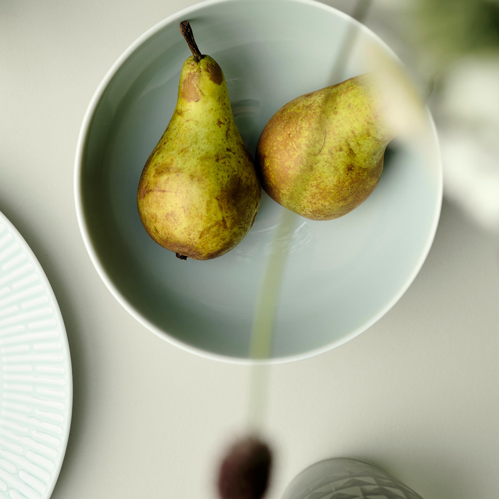 Aida Relief Skål 15 cm Ljusgrön