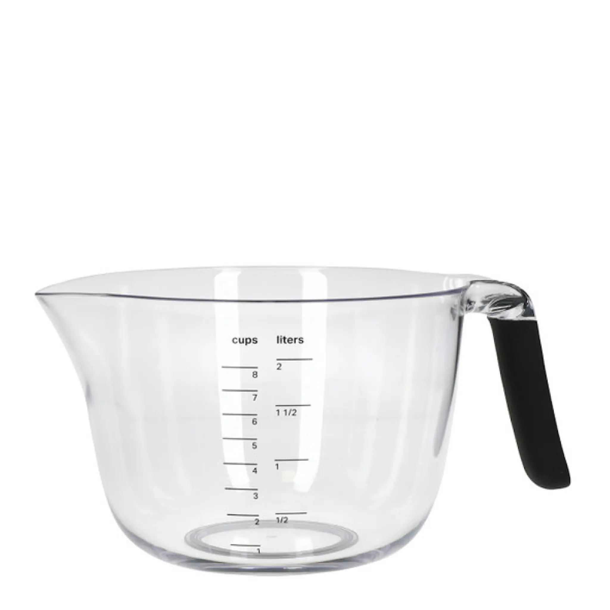 KitchenAid Core måttkanna med handtag 2 L klar/svart