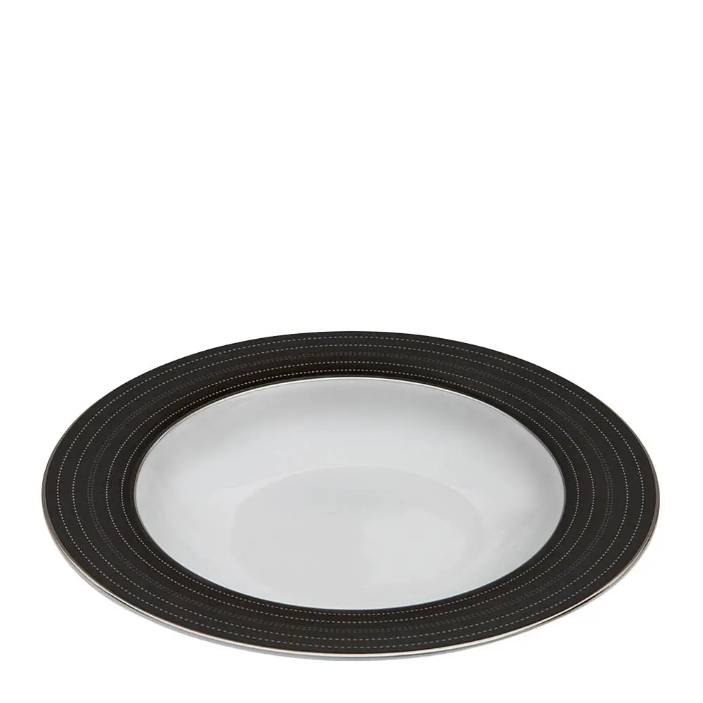 Lerk dyp tallerken 23 cm mørk