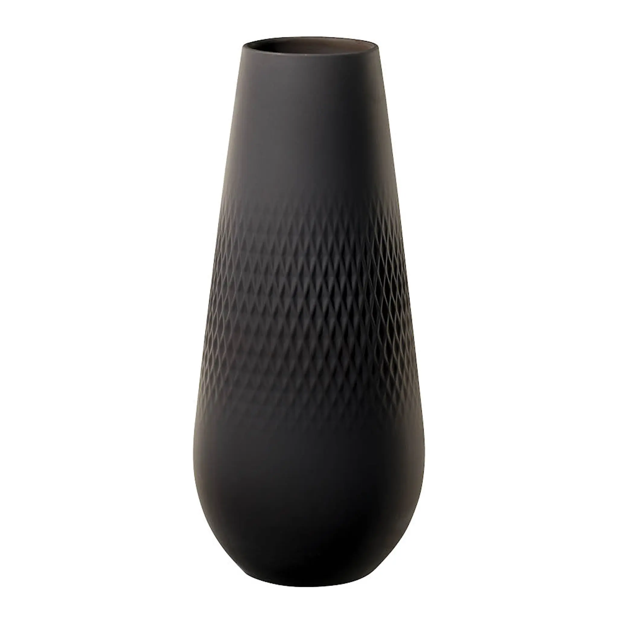 Villeroy & Boch Manufacture Collier Noir vas 26 cm svart