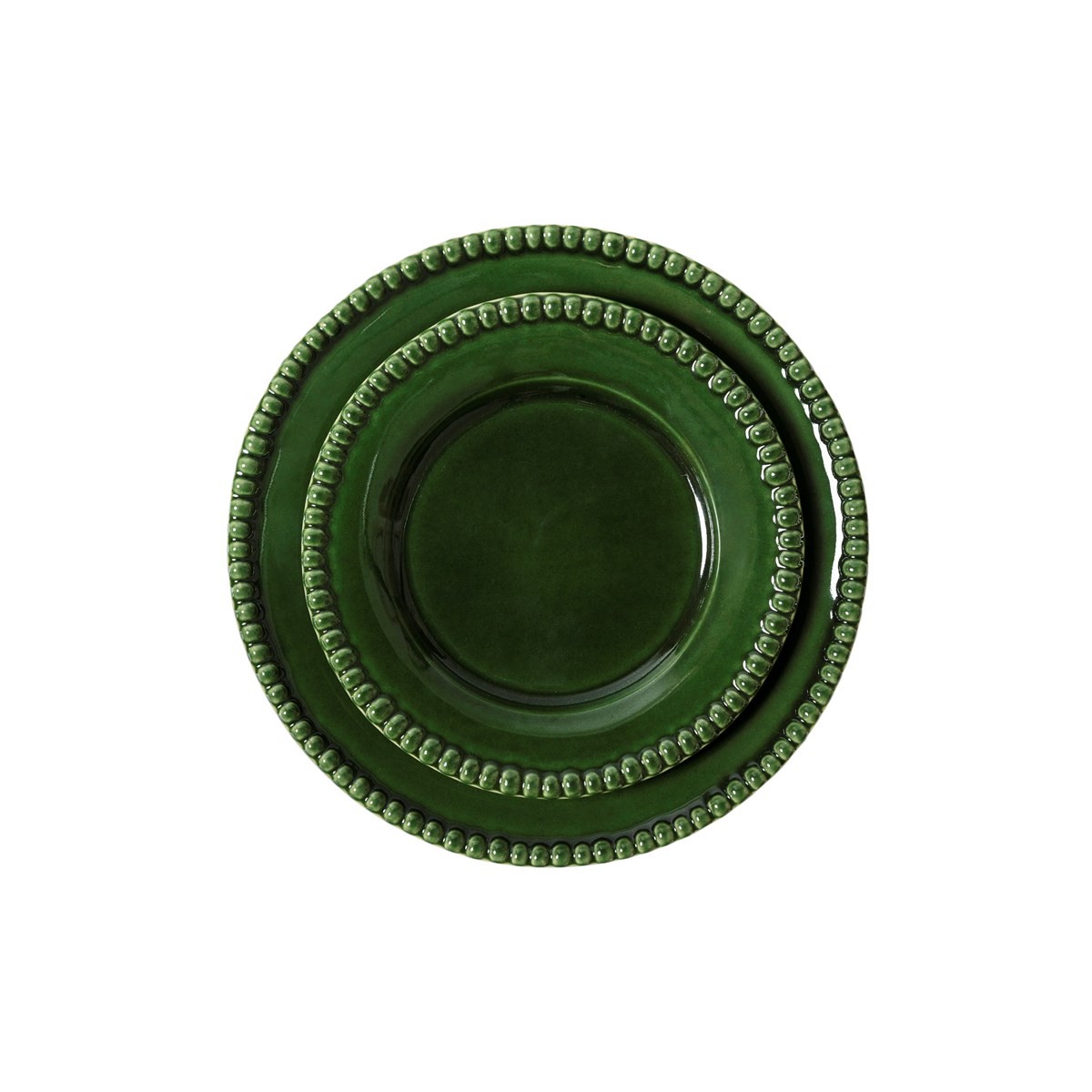 PotteryJo Daria tallerken 28 cm 2 stk moss