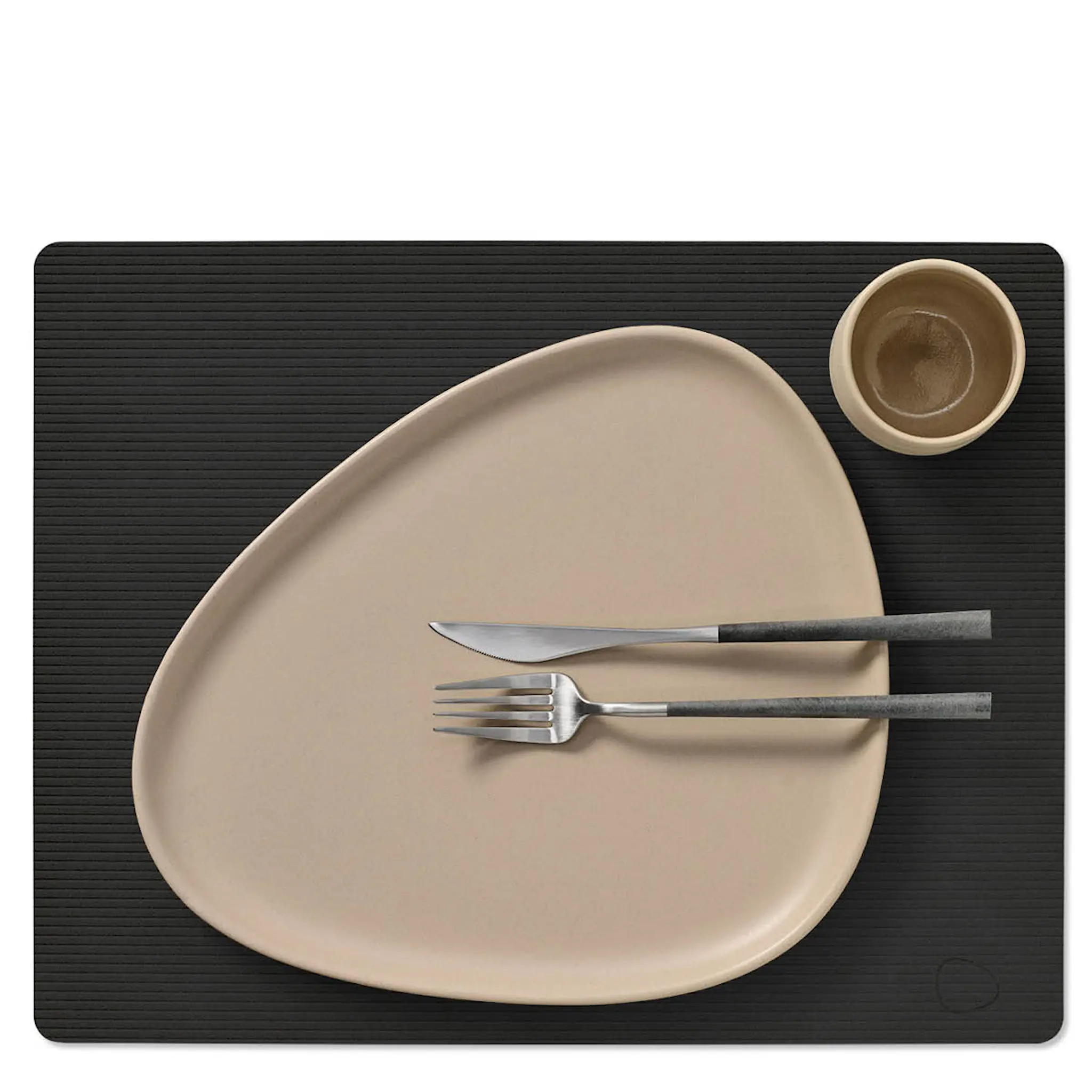 LIND DNA Square Corduroy bordstablett 35x45 cm Black Ink