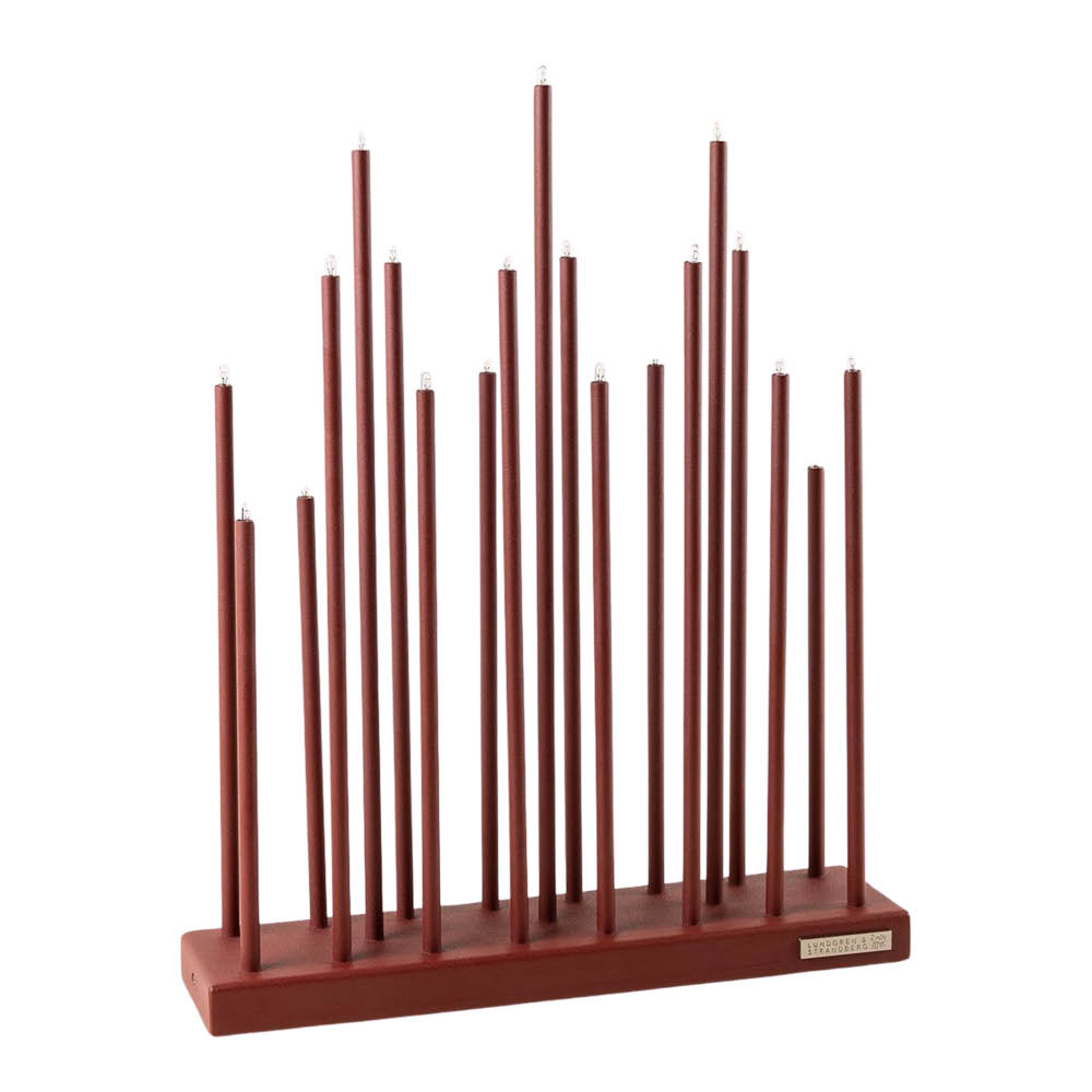 Smak Design Elflugan Ljusstake Grande 50x12,5 cm oxidröd
