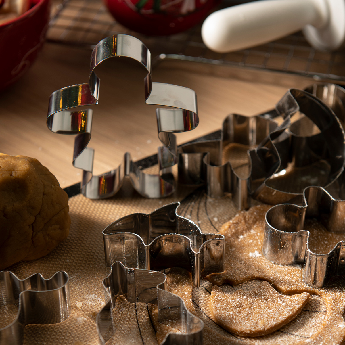 Modern House bAYk Pepparkaksform Gumma 2 Delar Silver