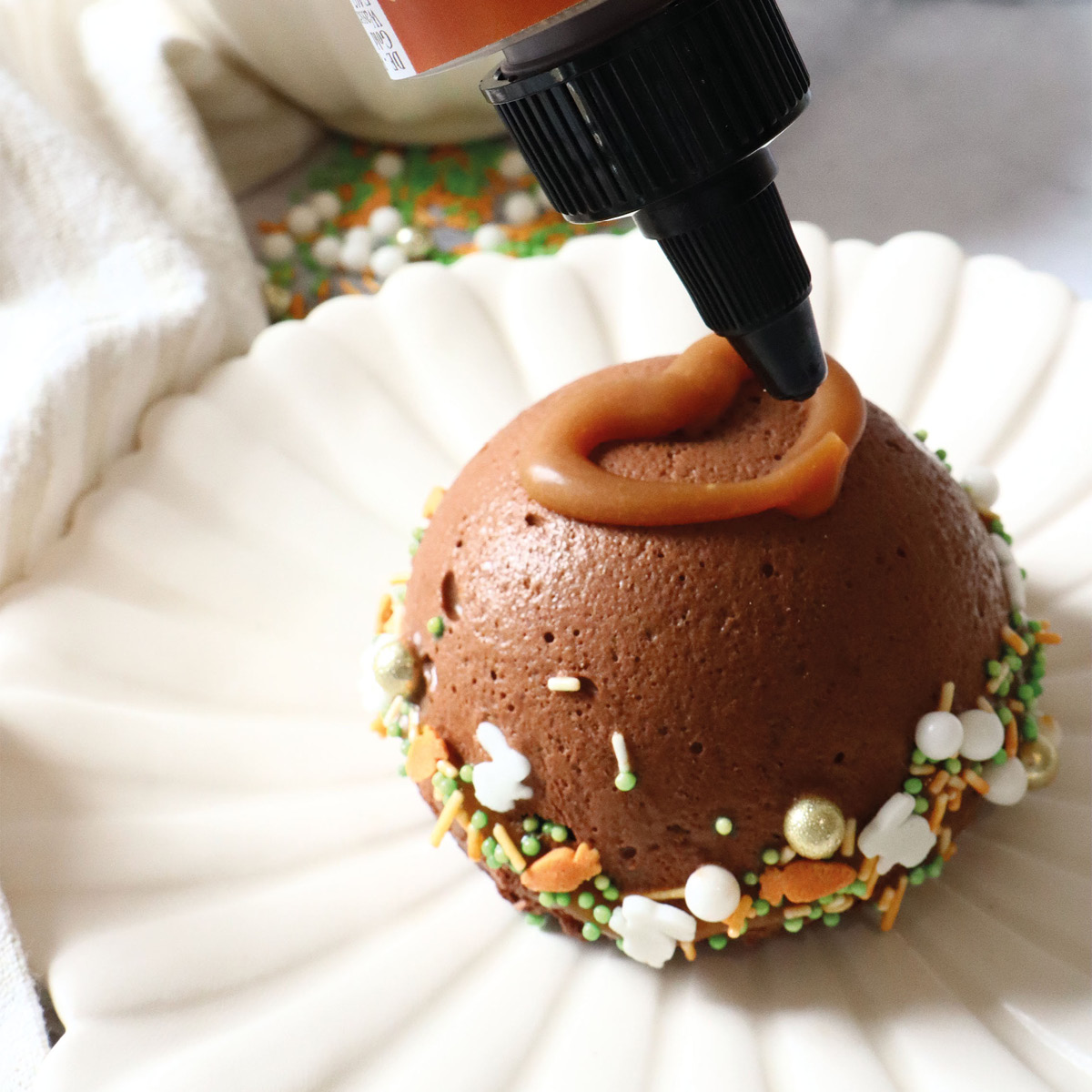 ScrapCooking Strössel påsk 60 g orange/grön/guld