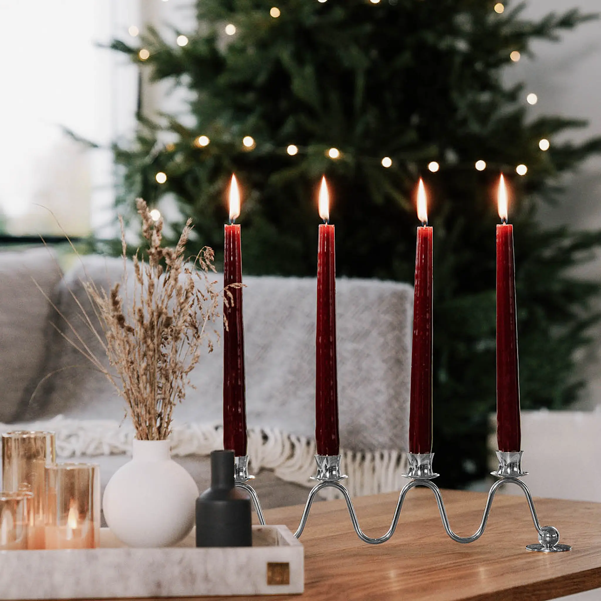 Hilke Lignano Sabbiadoro Adventtikynttilänjalka Hopea