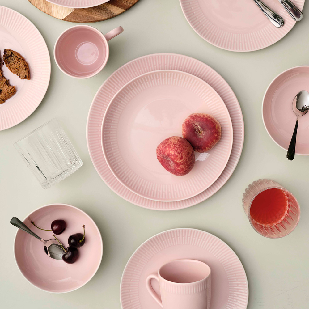 Aida Relief Skål 15 cm Rosa