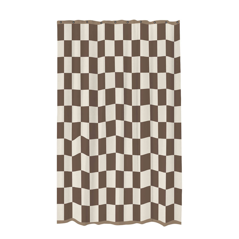 Mette Ditmer Retro dusjforheng 200x150 cm brun