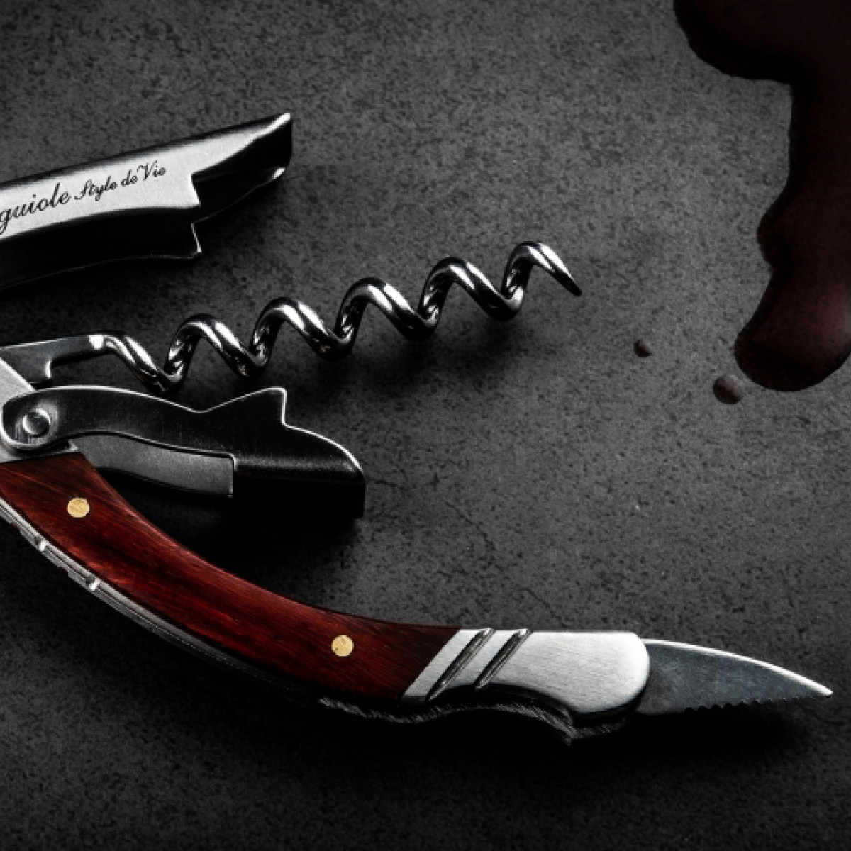 Laguiole Style de Vie Korketrekker rose