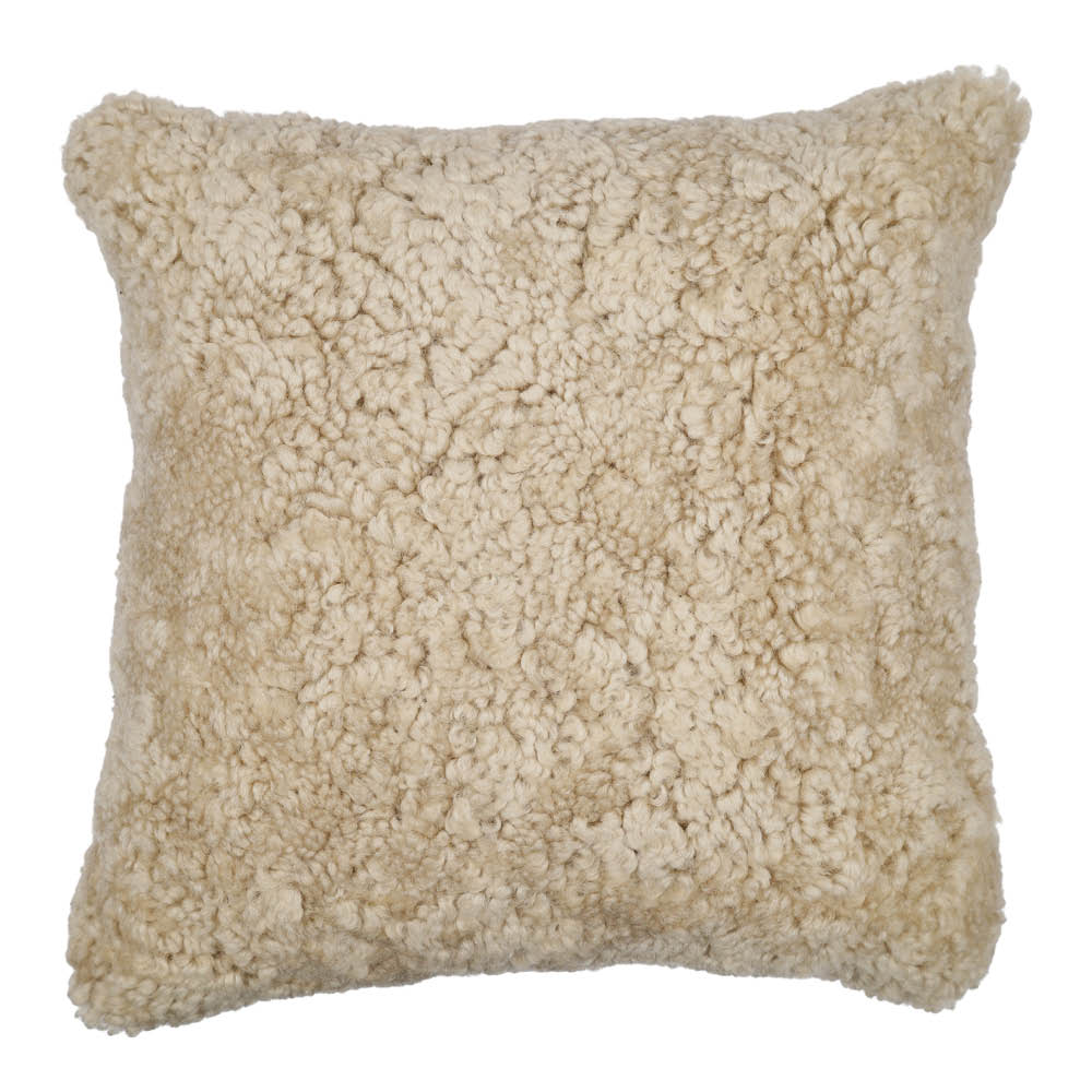 Natures Collection Pute new zealand saueskinn kort ull 40x40 cm moon light