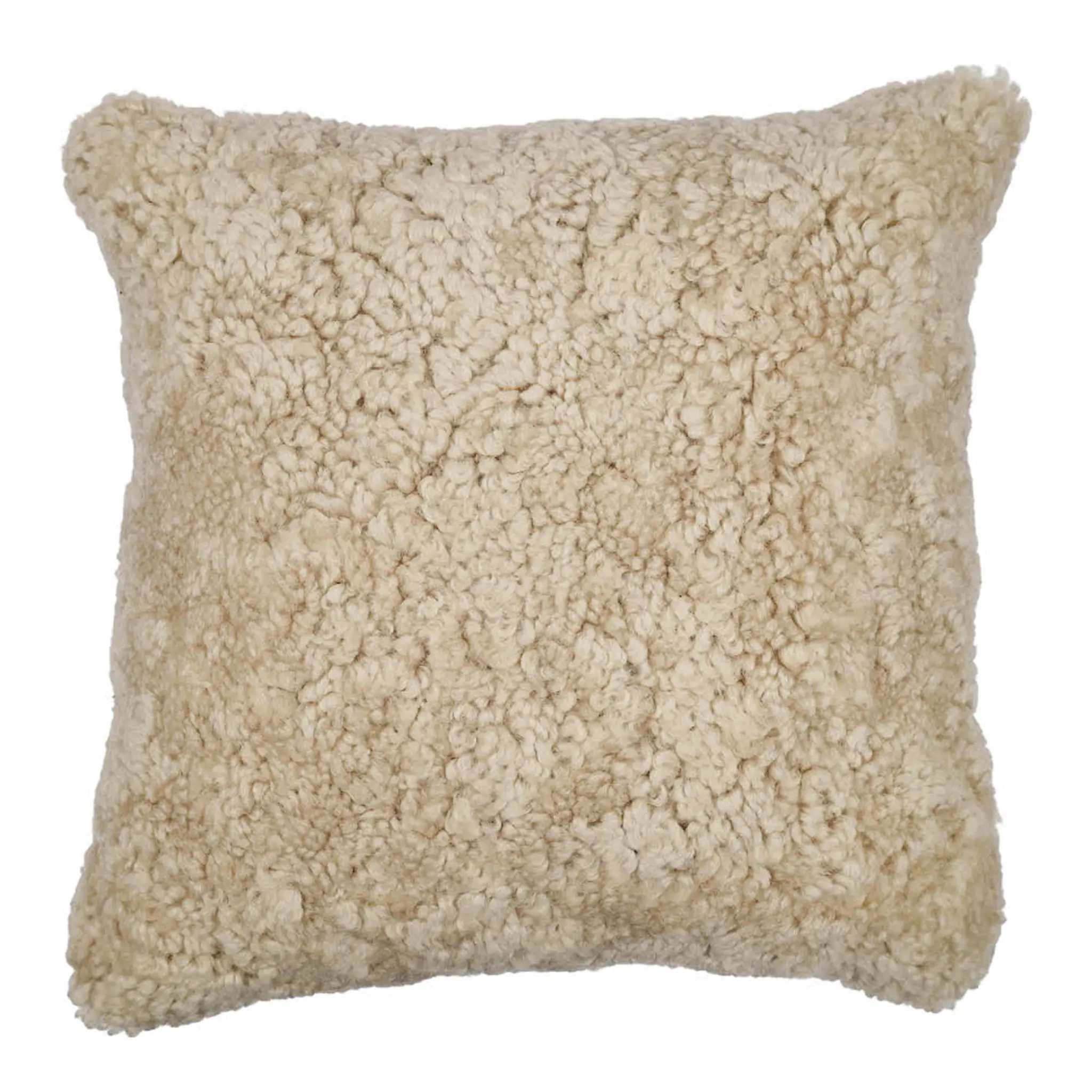 Natures Collection Kudde New Zealand fårskinn kort ull 40x40 cm moonlight