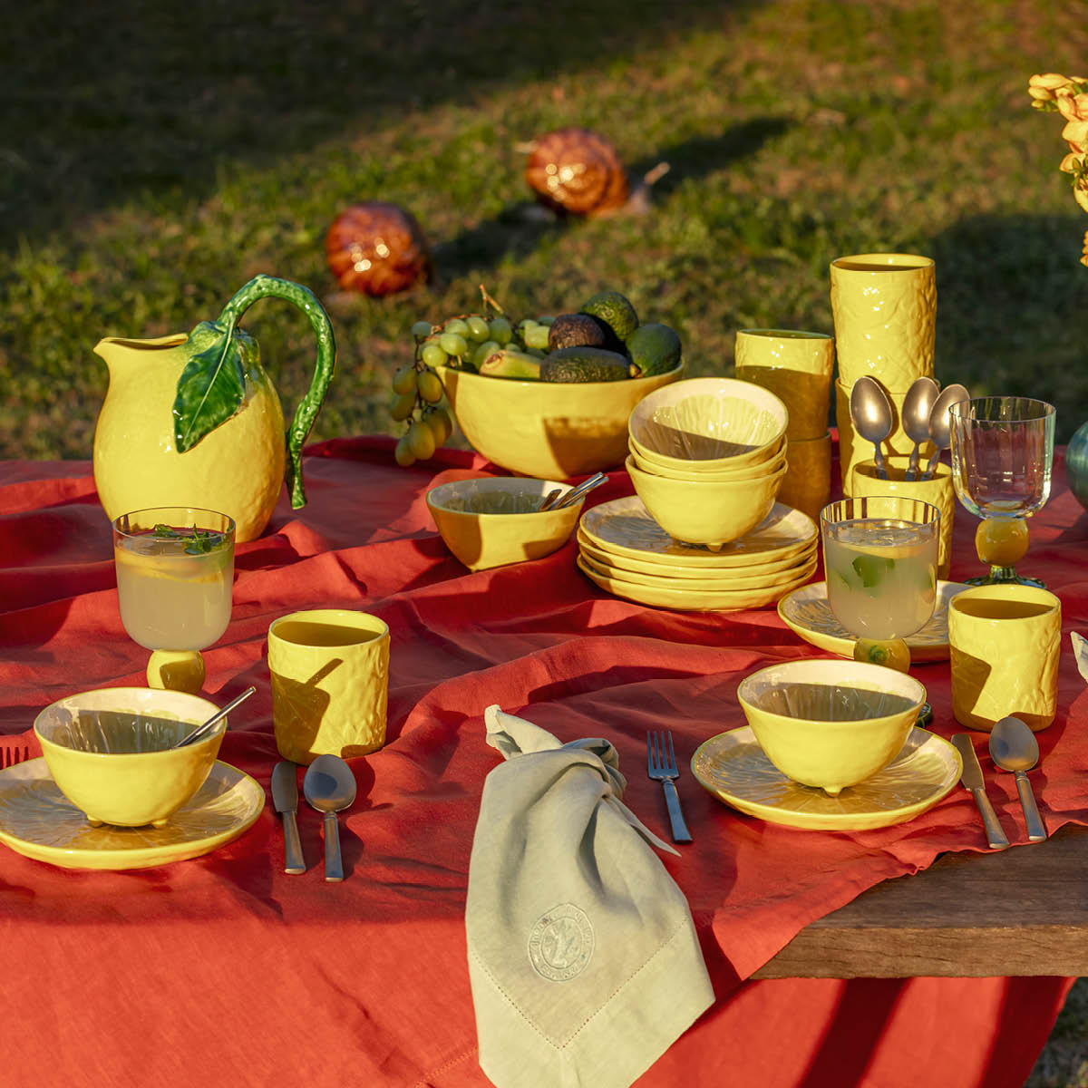 Bordallo Pinheiro Citron skål 15 cm sitron gul