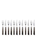 Classic grillbestick 12 delar brun/blank
