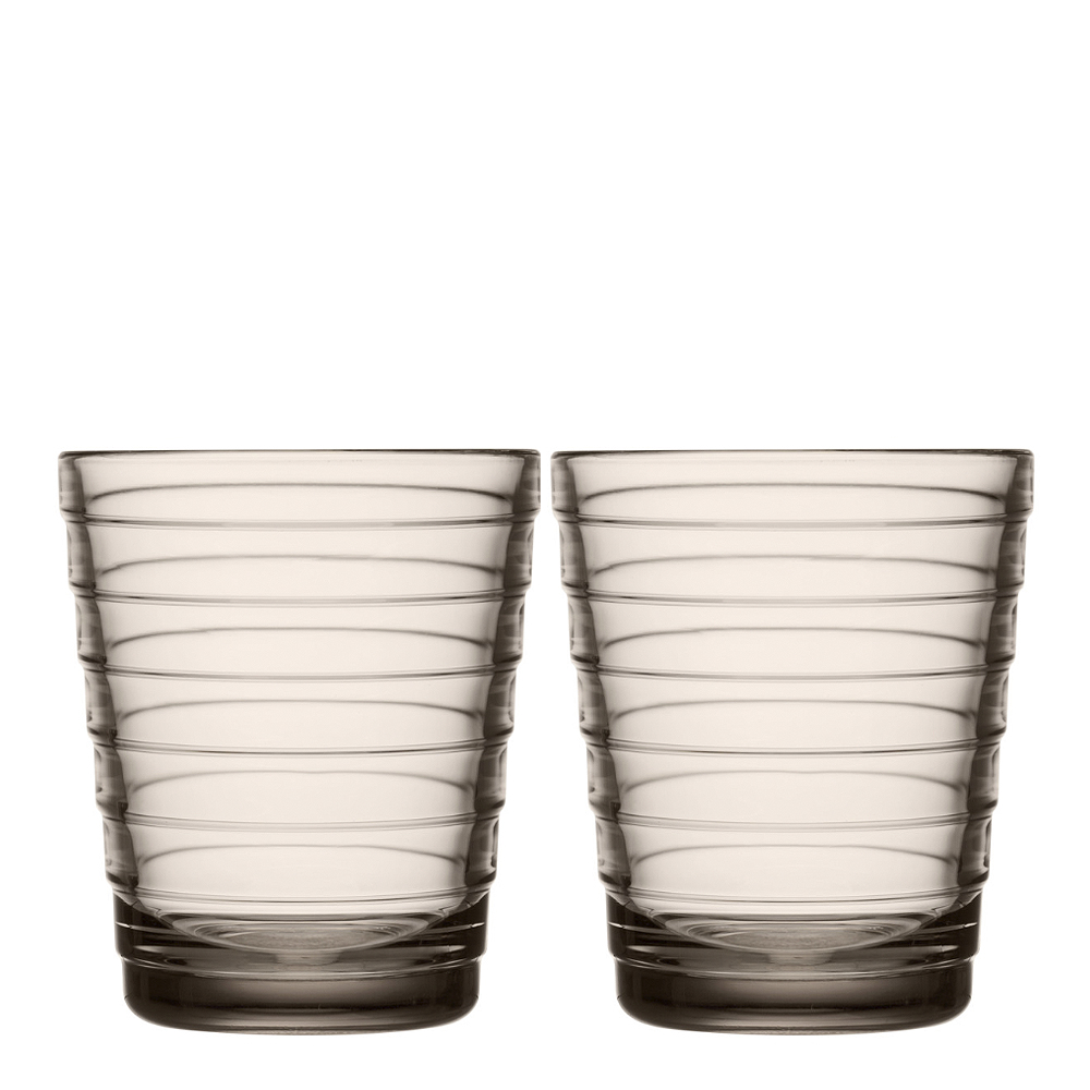iittala Aino Aalto Juomalasi 22 cl 2 kpl Pellava