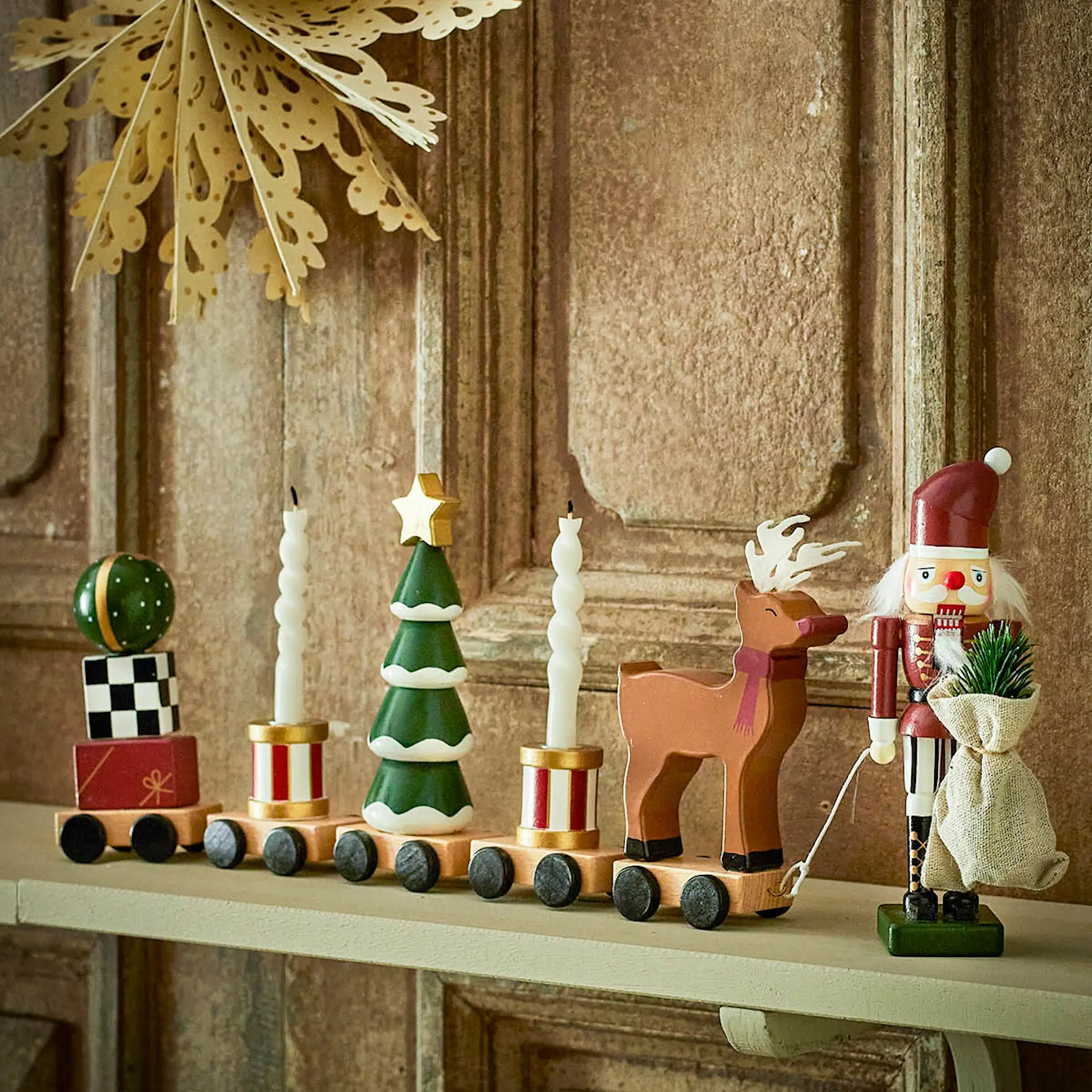 Bloomingville Vadim koristejuna 51 cm joulu vihreä