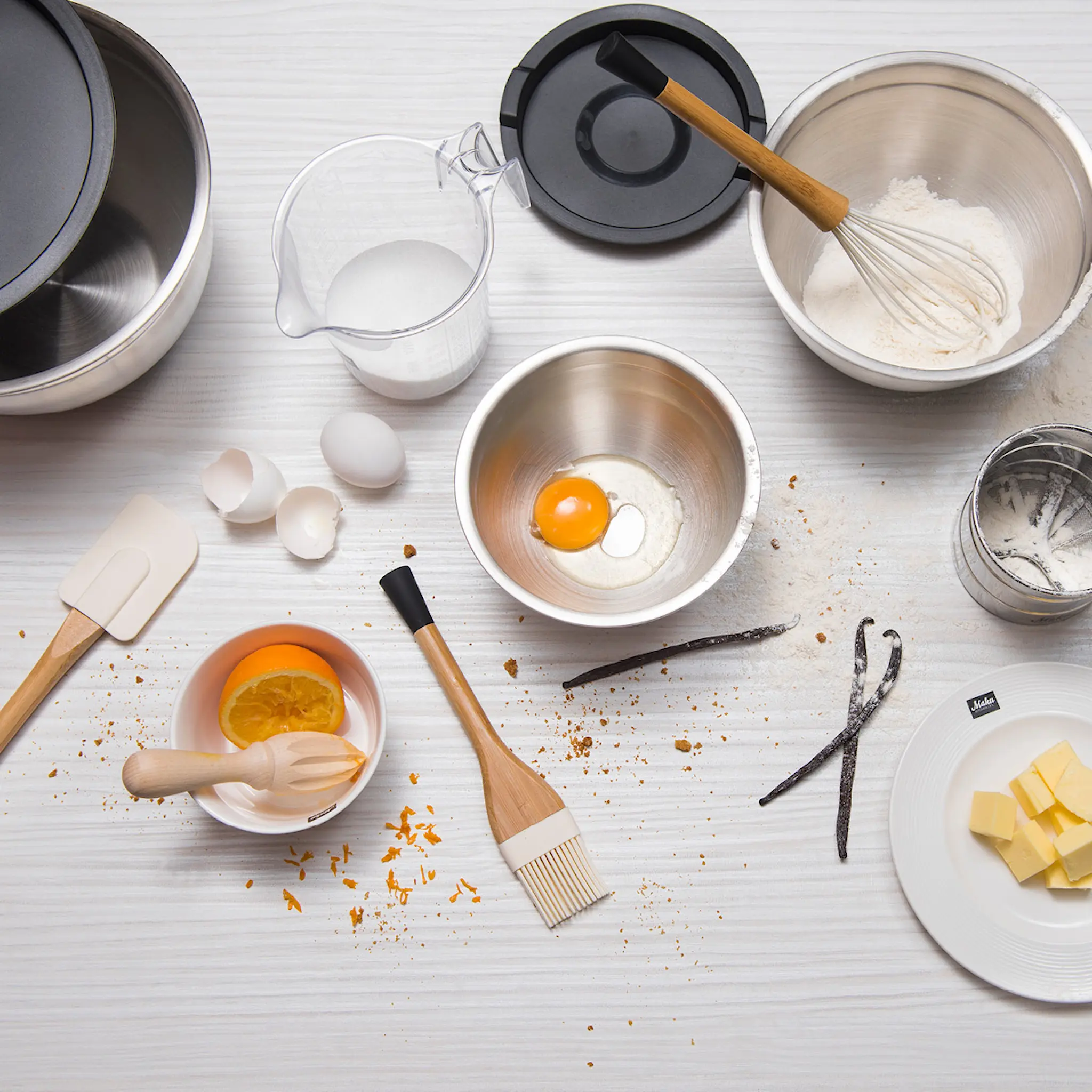 Maku Kitchen Life Maku Silikonisuti bambuvarrella 24 cm