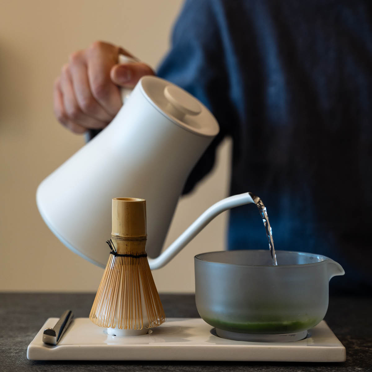 Fellow Matcha sett Matte White
