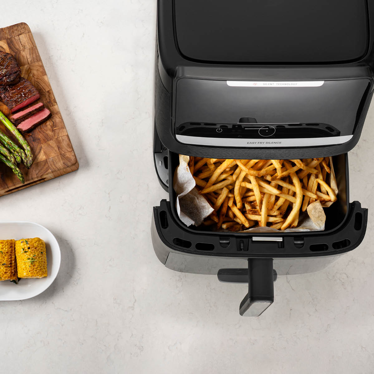OBH Nordica Easy Fry Silence Vision airfryer 7 L svart