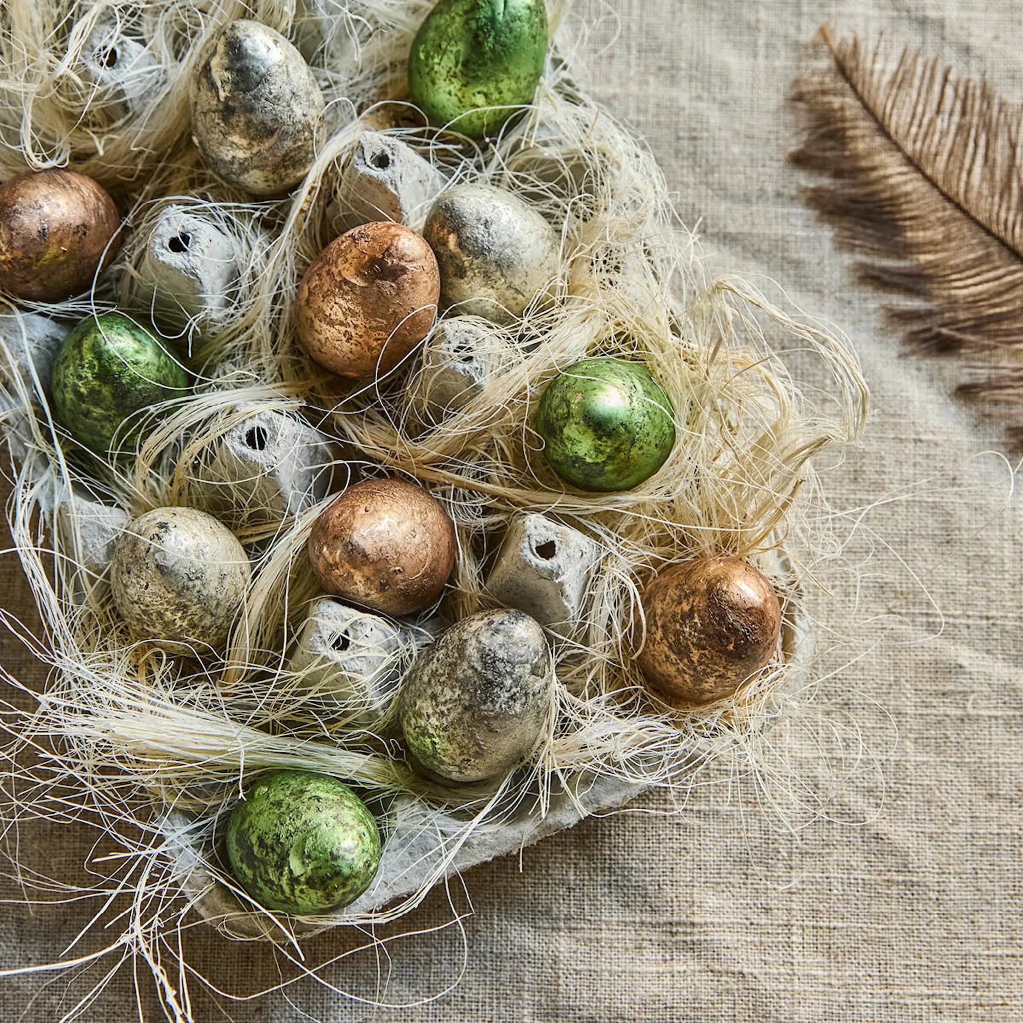 House Doctor Pääsiäismuna riippuva 12 kpl Monivärinen