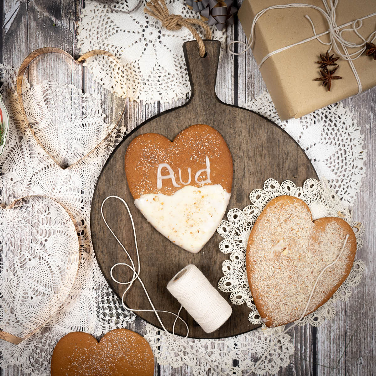 Modern House bAYk Pepparkaksform Hjärta 18 cm Koppar