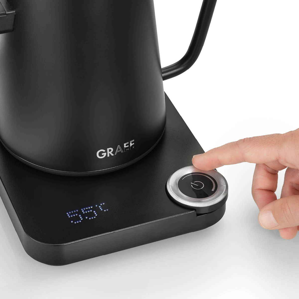 Graef Vattenkokare pour over GK502 0,9 L 1200W matt svart