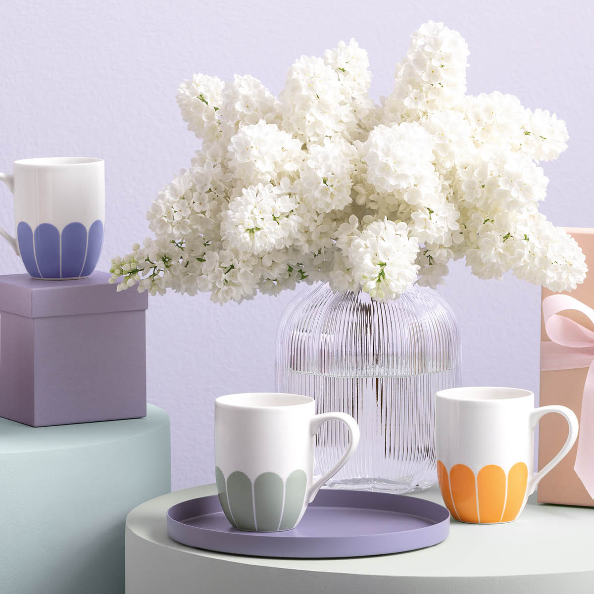 Villeroy & Boch Fleur soleil mugg 29 cl gul