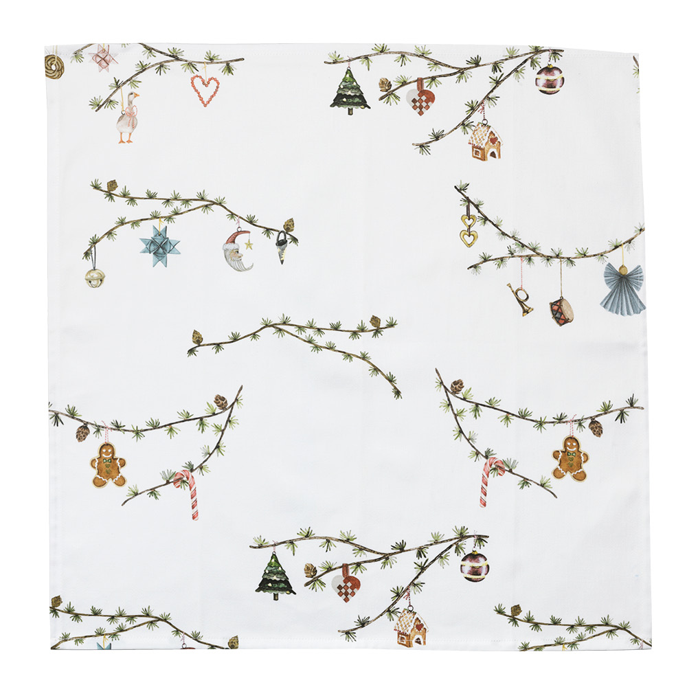 Kähler Hammershøi Christmas tygservett 45x45 cm 4-pack