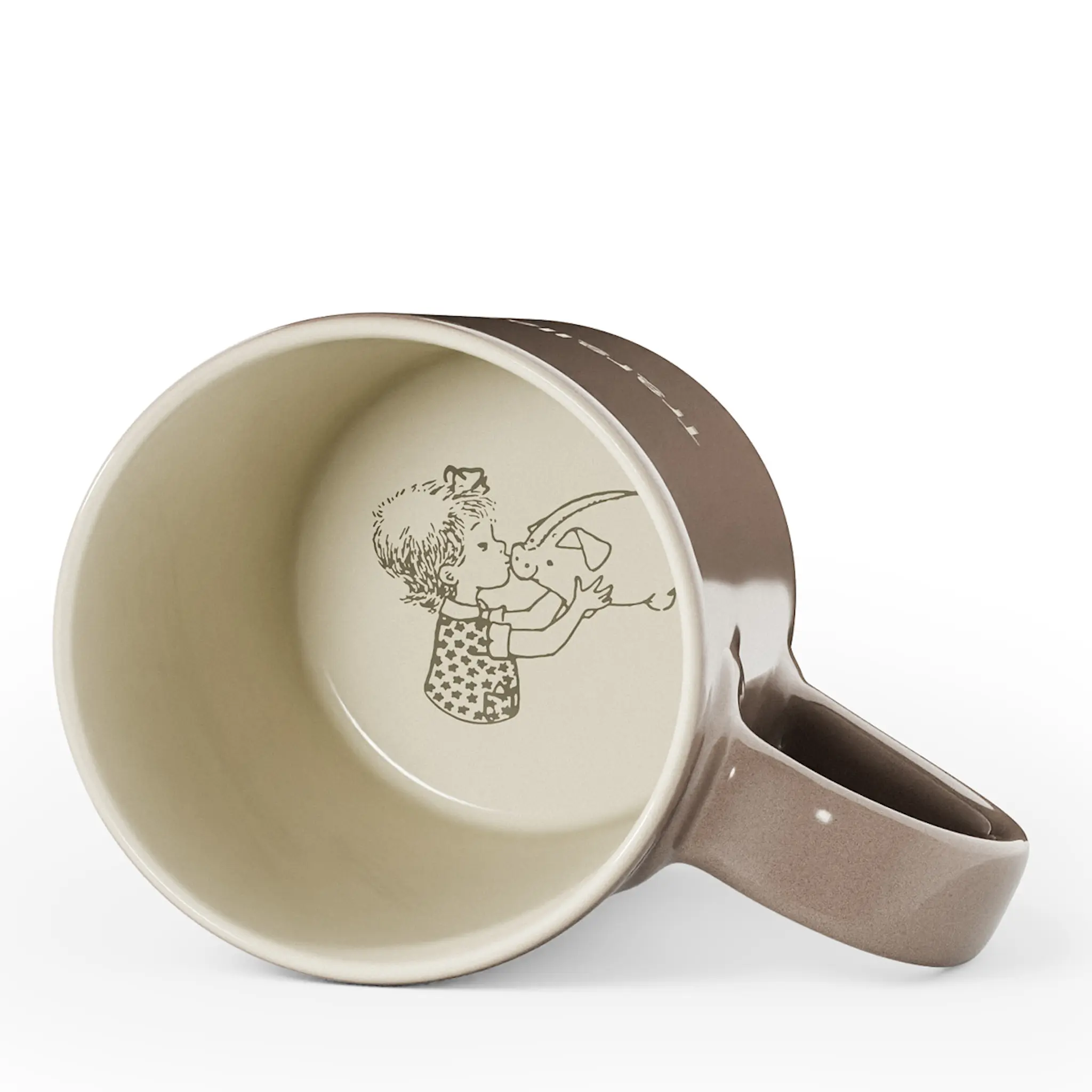 Design House Stockholm Astrid Lindgren Mugg Brun Trarallanrallanlej